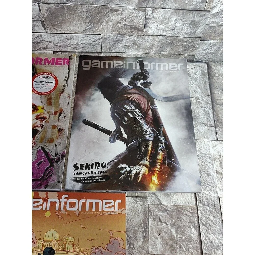 Lot Of 5 Game Informer Magazine Issues 308,309,310,311, 312